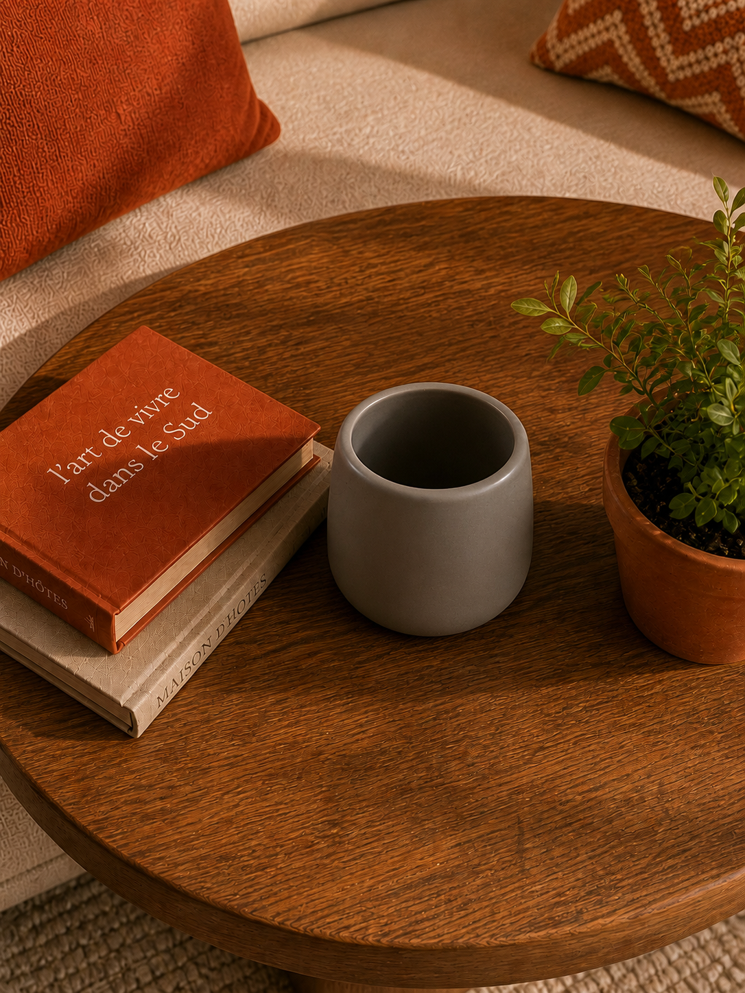 Cache-pot taupe Camille