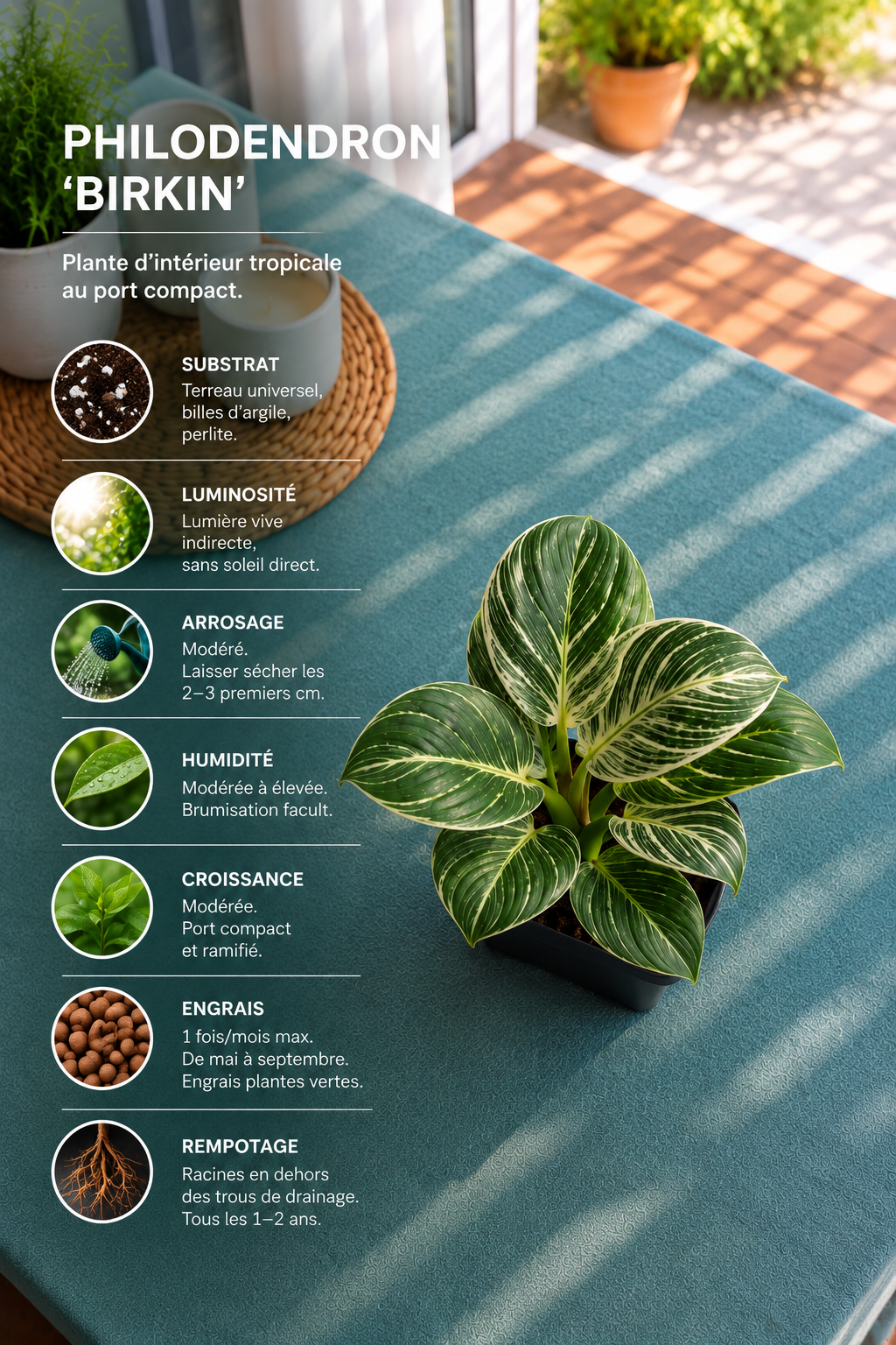 Philodendron 'Birkin'